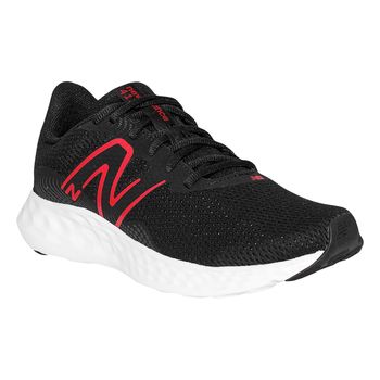 Tenis-de-Corrida-Preto-e-Vermelho-411v3-|-New-Balance-Tamanho--42---Cor--PRATA-0